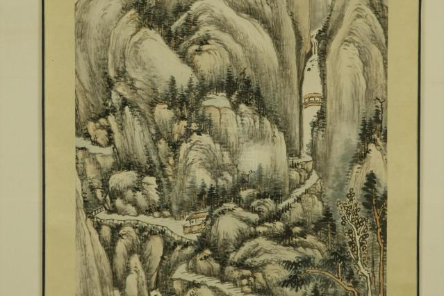 雙壽圖(重慶中國三峽博物館收藏的紙本畫) 雙壽圖(重慶中國三峽博物館收藏的紙本畫)
