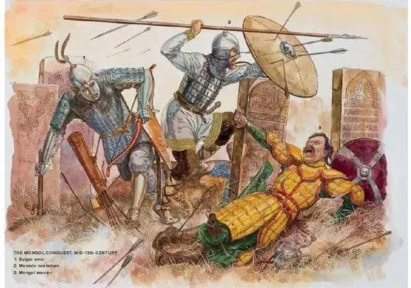 保加爾人也在蒙古入侵後損失慘重