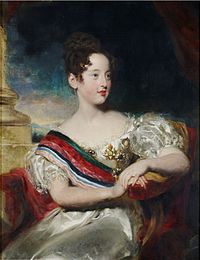 瑪麗亞二世，10歲，1829