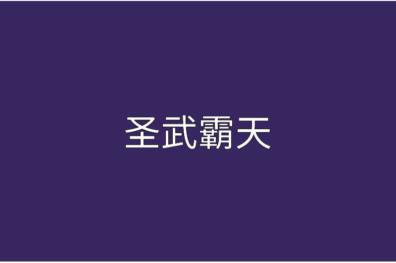 聖武霸天 聖武霸天