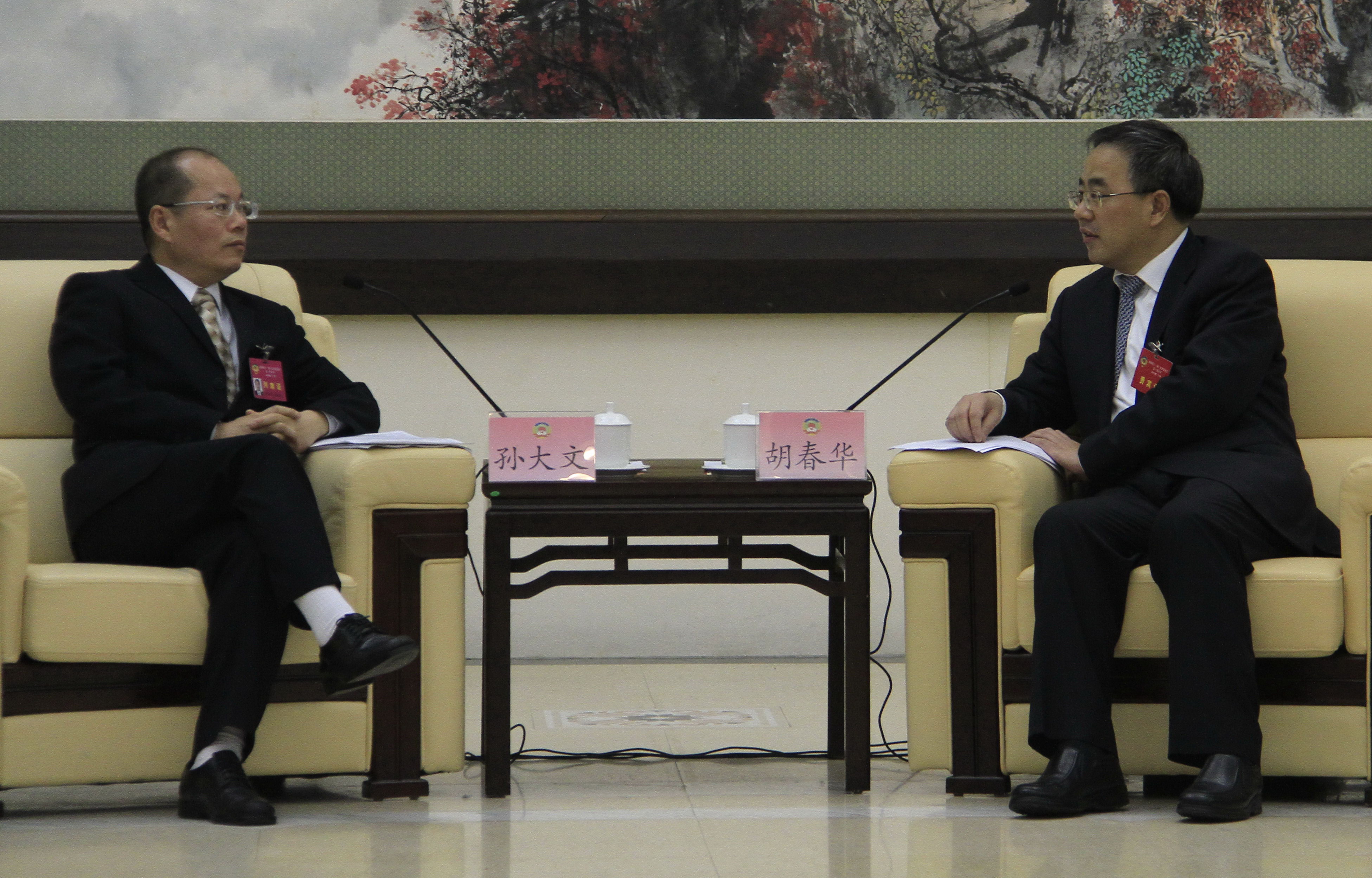 中共中央政治局委員國務院副總理胡春華親切會見孫大文院士