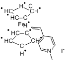 反-4-[2-（1-二茂鐵基）乙烯基]-1-甲基吡啶碘化物