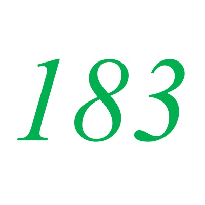 183(自然數之一)