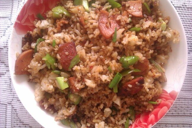 火腿青椒炒飯 火腿青椒炒飯