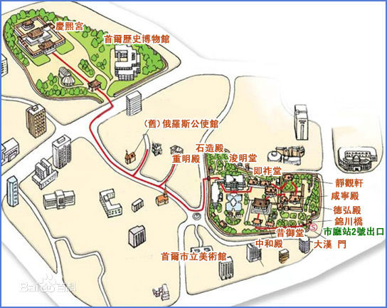慶熙宮與周邊地圖