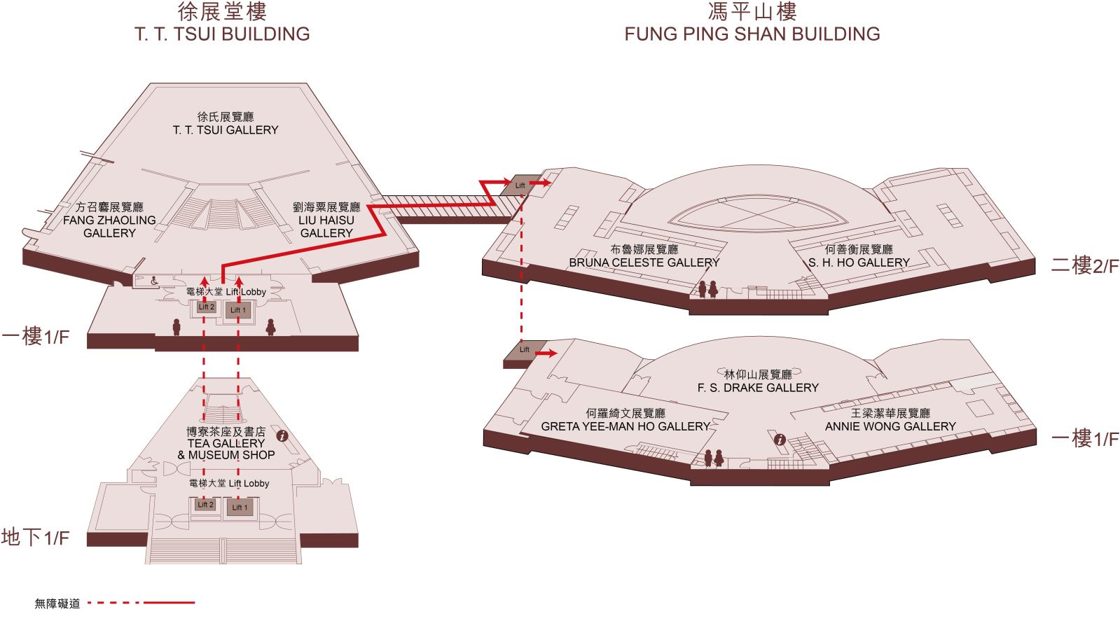 香港大學美術博物館地圖
