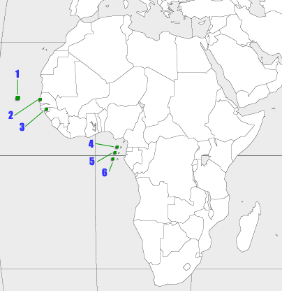 葡萄牙在非洲西岸的據點
