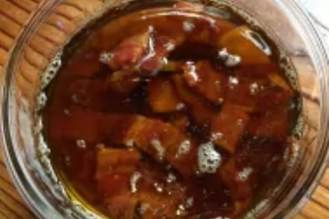 肉粕蔥油 肉粕蔥油