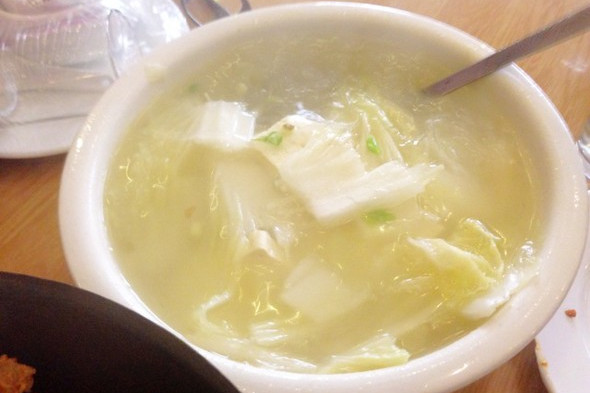 白菜凍豆腐湯