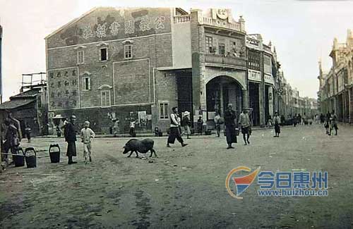 民國時繁華的舊惠陽縣城中心“水東街”