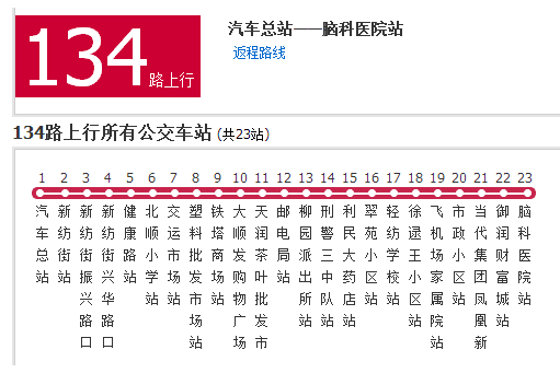 聊城公交134路 聊城公交134路