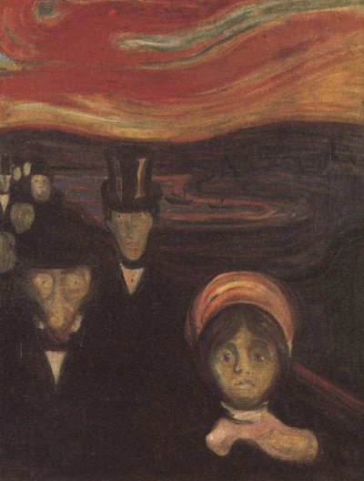 憂慮(挪威畫家愛德華·蒙馳1894年繪畫作品)