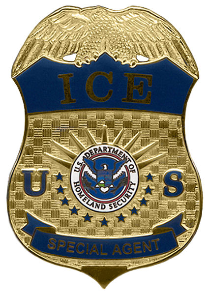 美國移民與海關執法署徽章