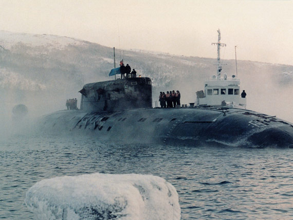 北冰洋的蘇聯潛艇