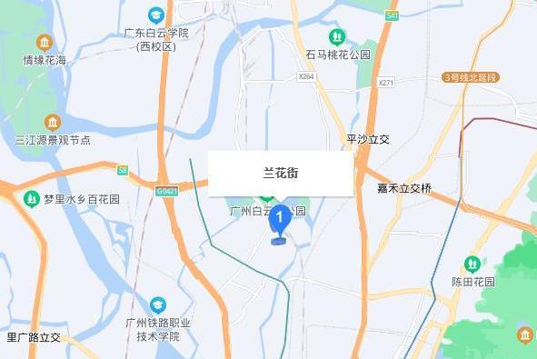 蘭花街(廣州市白雲區道路) 蘭花街(廣州市白雲區道路)