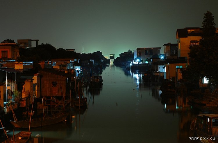 三民島村內夜景