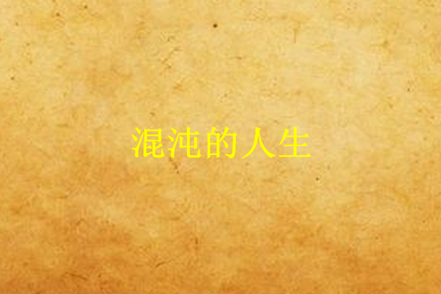 混沌的人生 混沌的人生