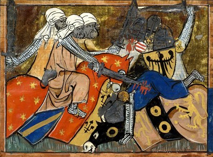 血地之戰，1337年版畫