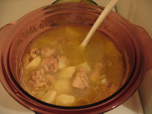 青蒜土豆湯
