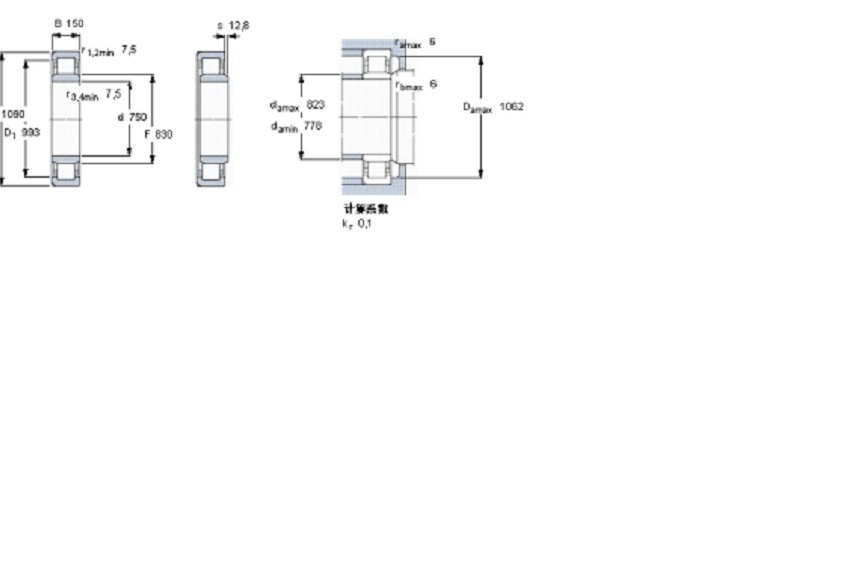 SKF NU10/750ECN2MA軸承 SKF NU10/750ECN2MA軸承