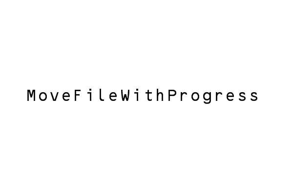 MoveFileWithProgress