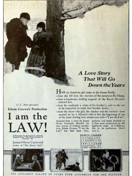 I Am the Law(美國1922年Edwin Carewe執導的電影) I Am the Law(美國1922年Edwin Carewe執導的電影)