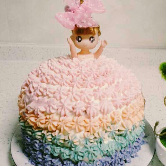 公主裙生日蛋糕