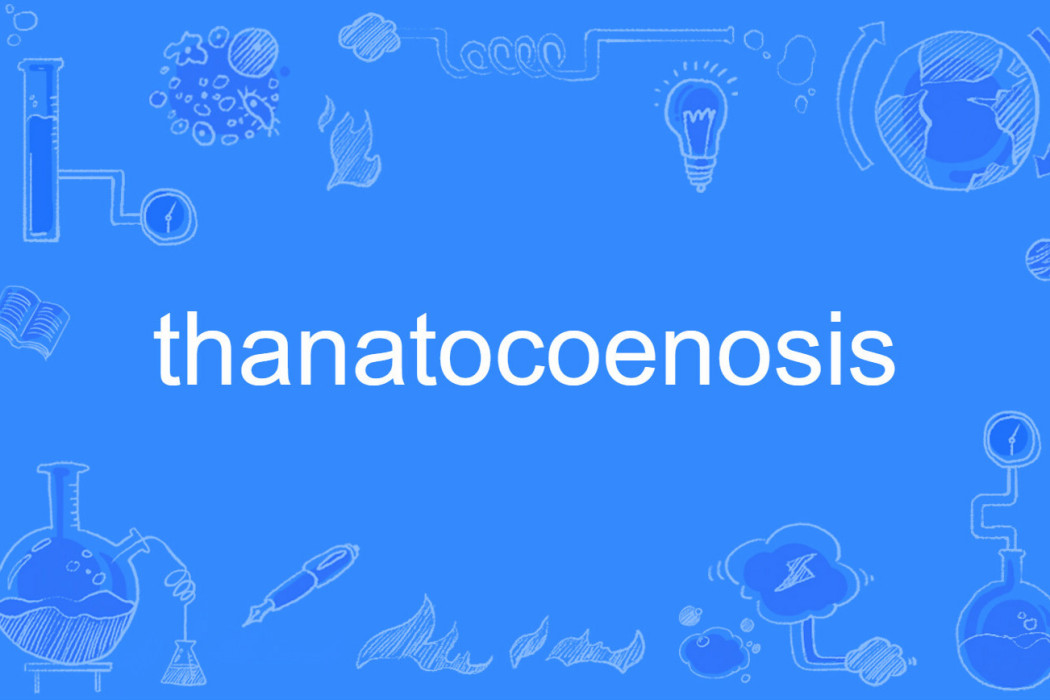 thanatocoenosis thanatocoenosis