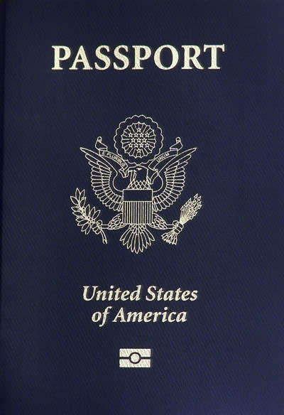 美國2007年版生物識別護照封面