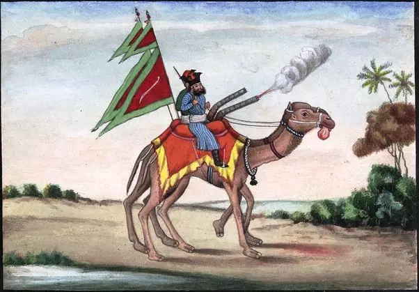 駱駝迴旋炮騎兵