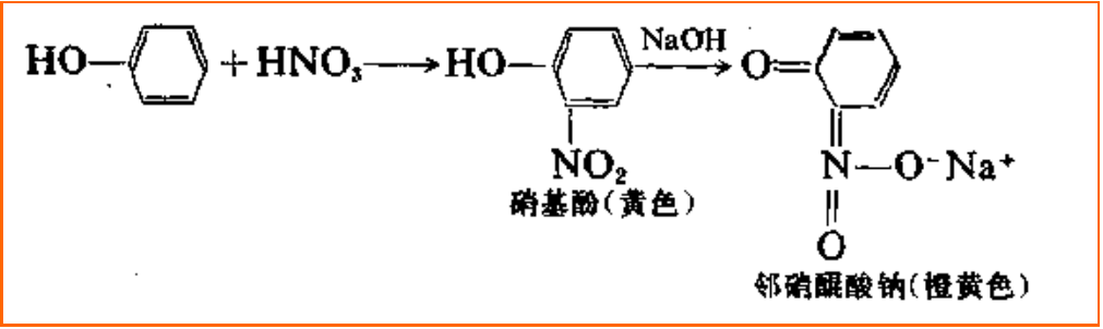 苯酚與硝酸反應
