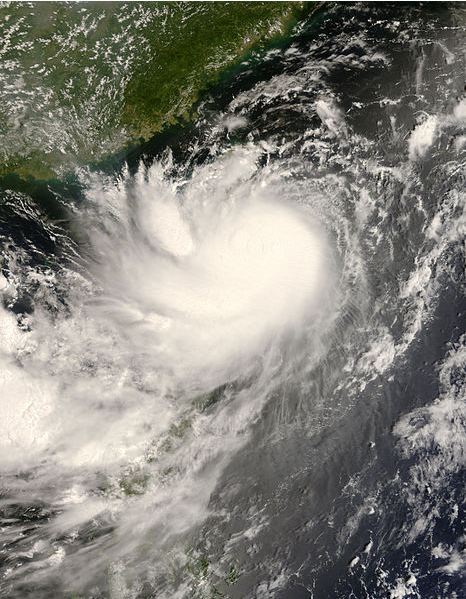颱風海鷗衛星雲圖