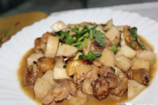杏鮑菇炒雞腿 杏鮑菇炒雞腿