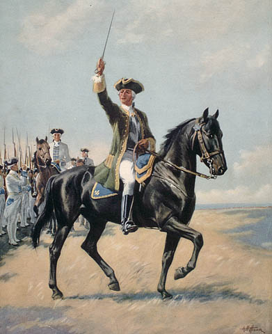蒙卡爾姆在魁北克戰場上