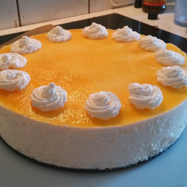 黃桃優酪乳慕斯蛋糕