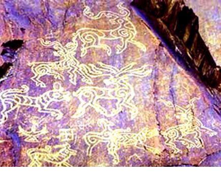 日土山洞古壁畫