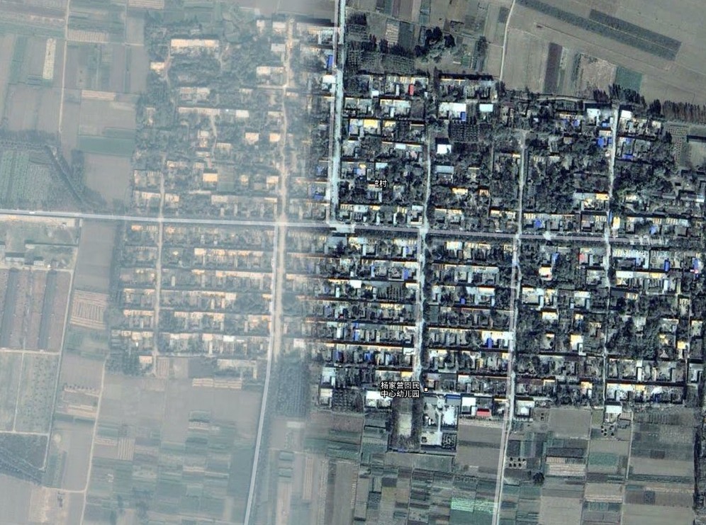 谷歌地圖楊家營村