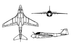 A-6攻擊機三視圖