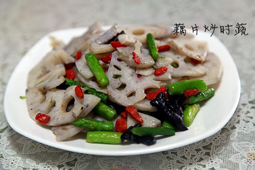 藕片炒時蔬 藕片炒時蔬
