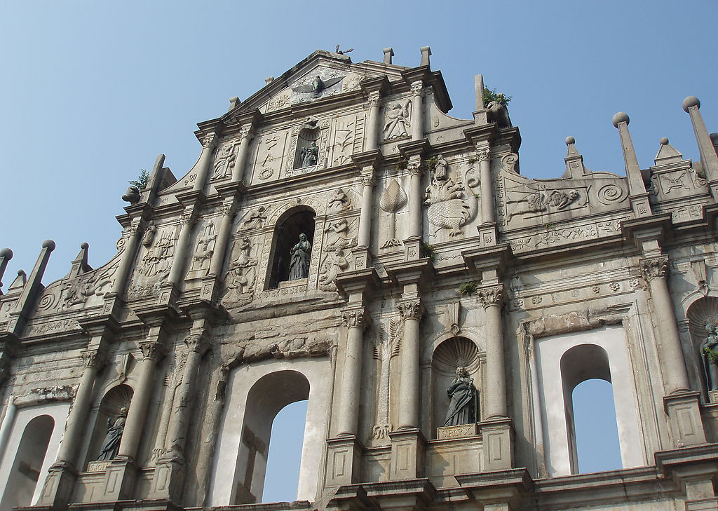 聖保祿教堂前壁——大三巴牌坊