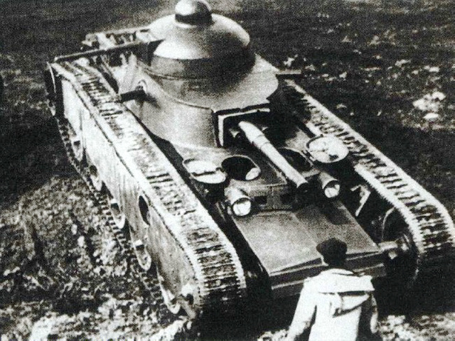 TG型坦克試驗樣車