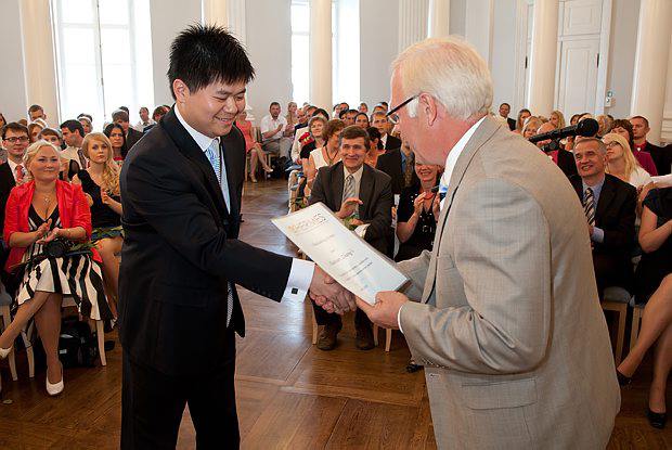張嘯天博士於2011年獲HERMES經濟學獎