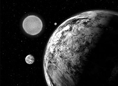 “超級地球”想像圖