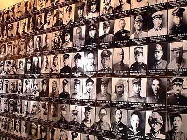 供奉于靖國神社的二戰陣亡日本侵略軍人照片