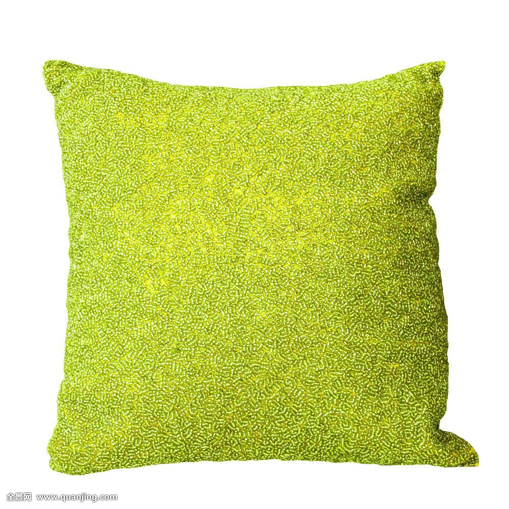 綠色桔皮枕