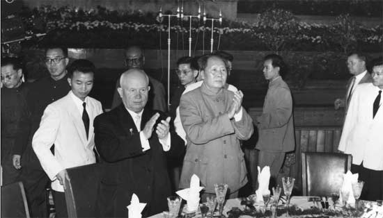 毛澤東與赫魯雪夫