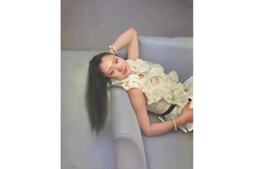 少女(龐茂琨作品之一) 少女(龐茂琨作品之一)