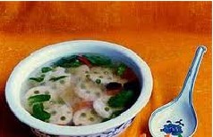 蓮蓬豆腐湯
