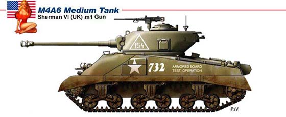 M4A6謝爾曼(M1)