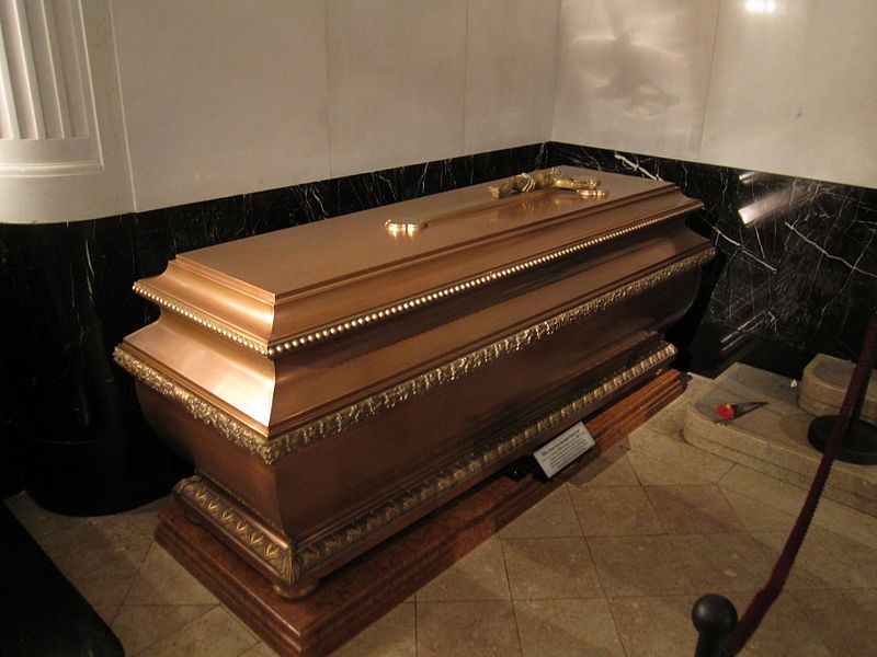 奧托位於維也納皇家墓穴的靈柩